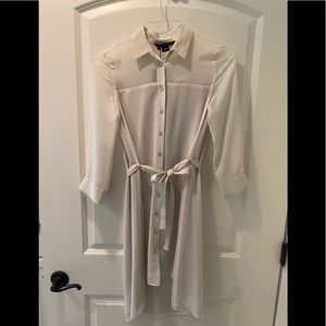 Armani Exchange Tie Waist Dress